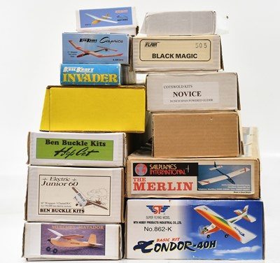 Lot 2052 - A collection of model planes including Super...