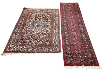 Lot 88 - A fine modern Turkoman design Pakistani red...