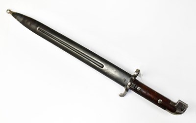 Lot 815 - A Swedish model 1894-1914 bayonet, the 33cm...