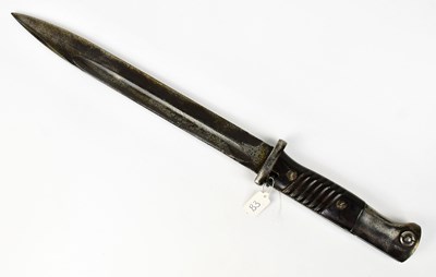 Lot 818 - E. PACK & SOHN; a German K98 knife bayonet,...