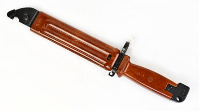 Lot 842 - A Russian AKM 6X4 (Type 3) bayonet with 15cm...