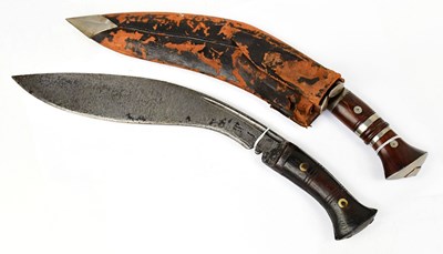 Lot 870 - PIONEER, CALCUTTA; a military kukri knife, the...