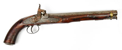 Lot 809 - A 19th century Continental 22 bore percussion...
