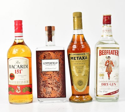 Lot 1026 - Four bottles of spirits, comprising...