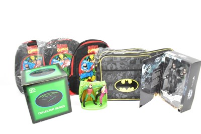 Lot 554 - Shop stock comprising four Batman bags, three...