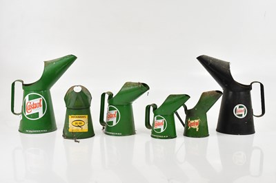 Lot 1368 - CASTROL MOTOR OIL; a collection of six oil...