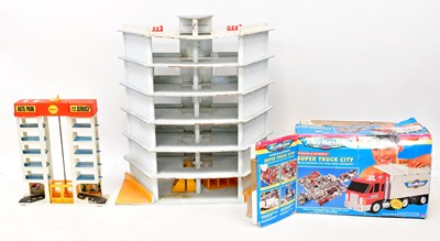 Lot 256 - A vintage wooden service station with Esso...