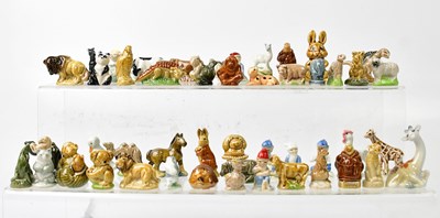 Lot 117 - WADE; a collection of Whimsie figures.