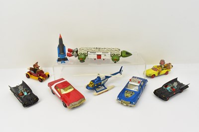 Lot 368 - Nine television and film related diecast...