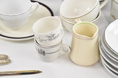 Lot 1710 - A mixed collection of cruise liner tea and...