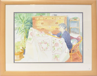 Lot 386 - JOHN MORLEY (born 1942); watercolour,...