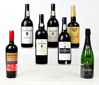 Lot 982 - Four bottles of vintage port comprising...