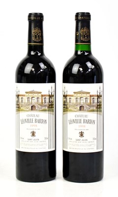 Lot 992 - Two bottles of Château Leoville Barton 1998,...
