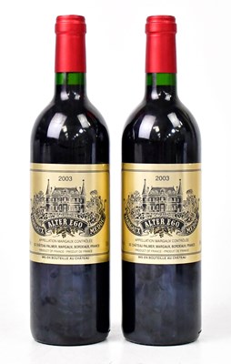 Lot 993 - Two bottles of Alter Ego Margaux Medoc, 2003 (2).