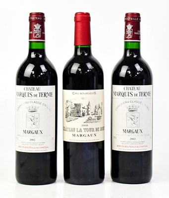Lot 990 - Three bottles of Margaux red wine, two Château...