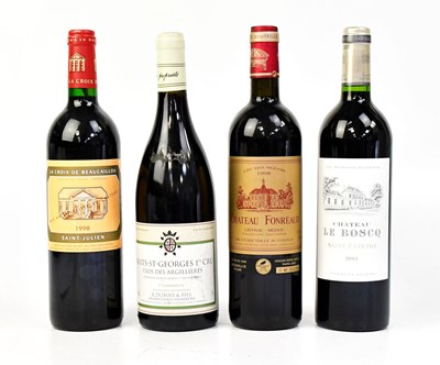 Lot 994 - Four bottles of red wine, comprising Château...