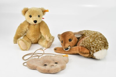 Lot 2093 - STEIFF; a vintage plush handbag formed as a...