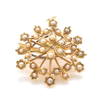 Lot 473 - An Edwardian 18ct yellow gold combination...