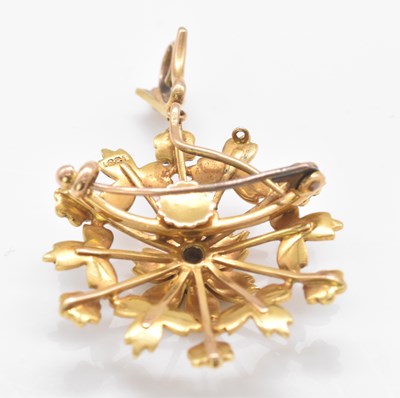 Lot 473 - An Edwardian 18ct yellow gold combination...