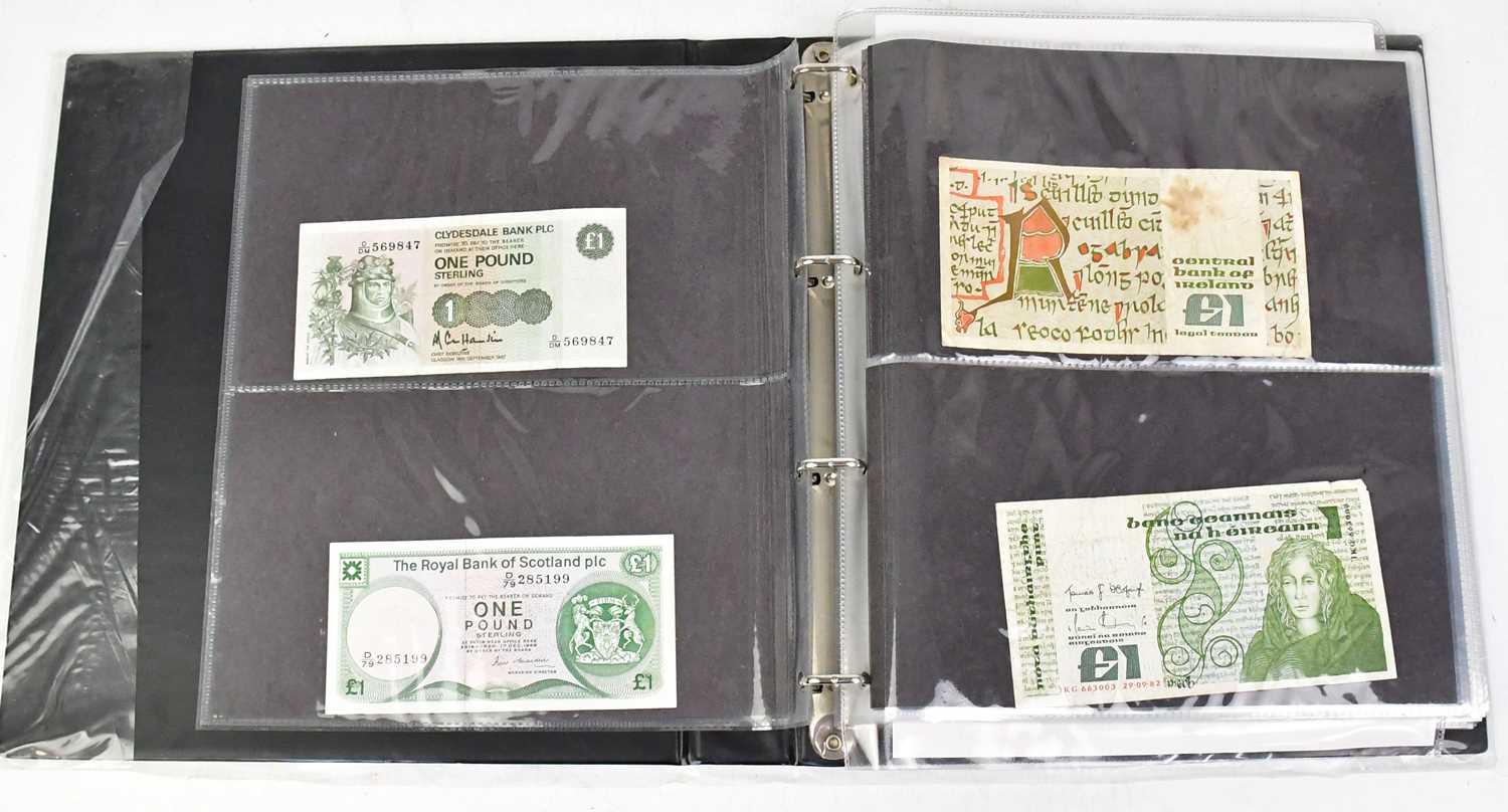 Lot 1251 - A collection of UK and world banknotes, to...