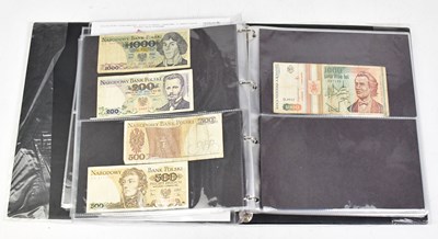 Lot 1251 - A collection of UK and world banknotes, to...