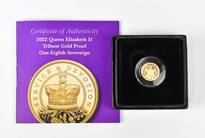 Lot 1174 - Am Elizabeth II 1/8 sovereign, 2022,...