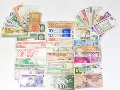 Lot 1250 - A collection of UK and world banknotes, to...