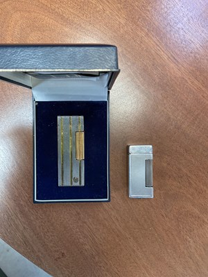Lot 681 - A wooden cigar humidor, 13 x 46x 31cm, the top...