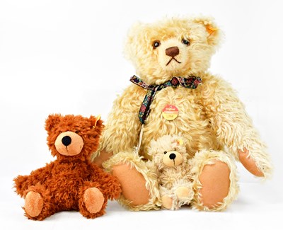 Lot 447 - STEIFF; three teddy bears, one classic bear...