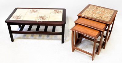 Lot 12 - G-PLAN; a mid-20th century 'Astro' teak nest...