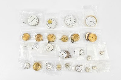 Lot 524 - A collection of watch movements including...