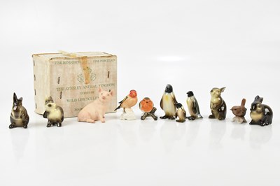 Lot 1600 - A collection of four Goebel rabbits, a set of...