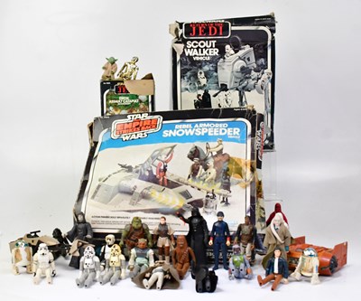 Lot 595 - STAR WARS; Return of the Jedi, a boxed Scout...