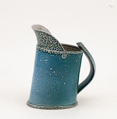 Lot 697 - WALTER KEELER (born 1942); a salt glazed jug,...