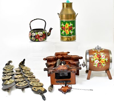 Lot 707 - A collection of barge ware, to include a...