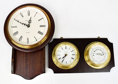 Lot 100 - ENGLISH ELEGANCE; a reproduction brass cased...