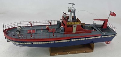 Lot 126 - A scratch built remote control fire boat named...
