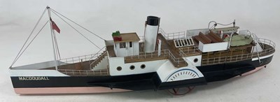 Lot 127 - A scratch built remote control fire paddle...