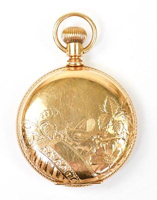 Lot 1553 - COLUMBUS; a small 14ct yellow gold crown wind...