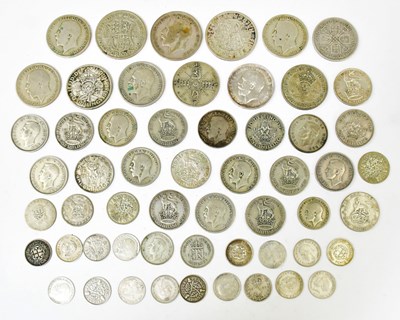 Lot 1221 - A quantity of predominantly half-silver...