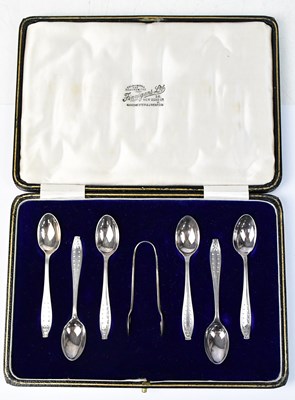 Lot 1082 - COOPER BROTHERS & SONS LTD; a cased set of six...