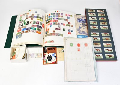 Lot 1042 - A partially filled album of world stamps and...