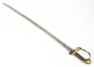 Lot 893 - A Victorian 1845 pattern officer's sword with...