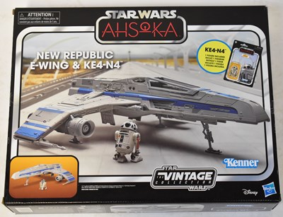 Lot 581 - STAR WARS; Ahsoka, a boxed New Republic E-Wing...