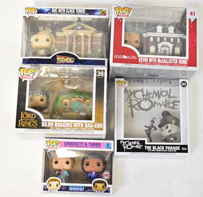 Lot 524 - FUNKO POP!; five oversized collectible figure...