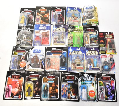 Lot 585 - STAR WARS; approximately forty figures from...
