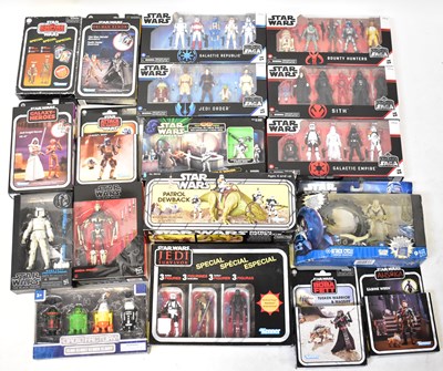 Lot 627 - STAR WARS; various boxed toy sets, including...