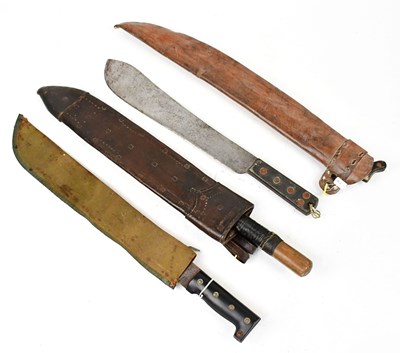 Lot 901 - Four machetes, comprising a Martindale No. 227...