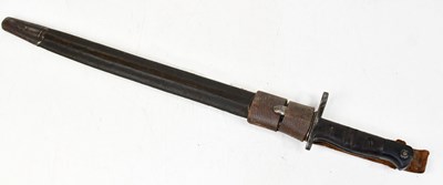 Lot 849 - REMINGTON; a 1907 pattern bayonet, the 42.5cm...