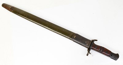 Lot 860 - REMINGTON; an early 20th century M1917 bayonet,...
